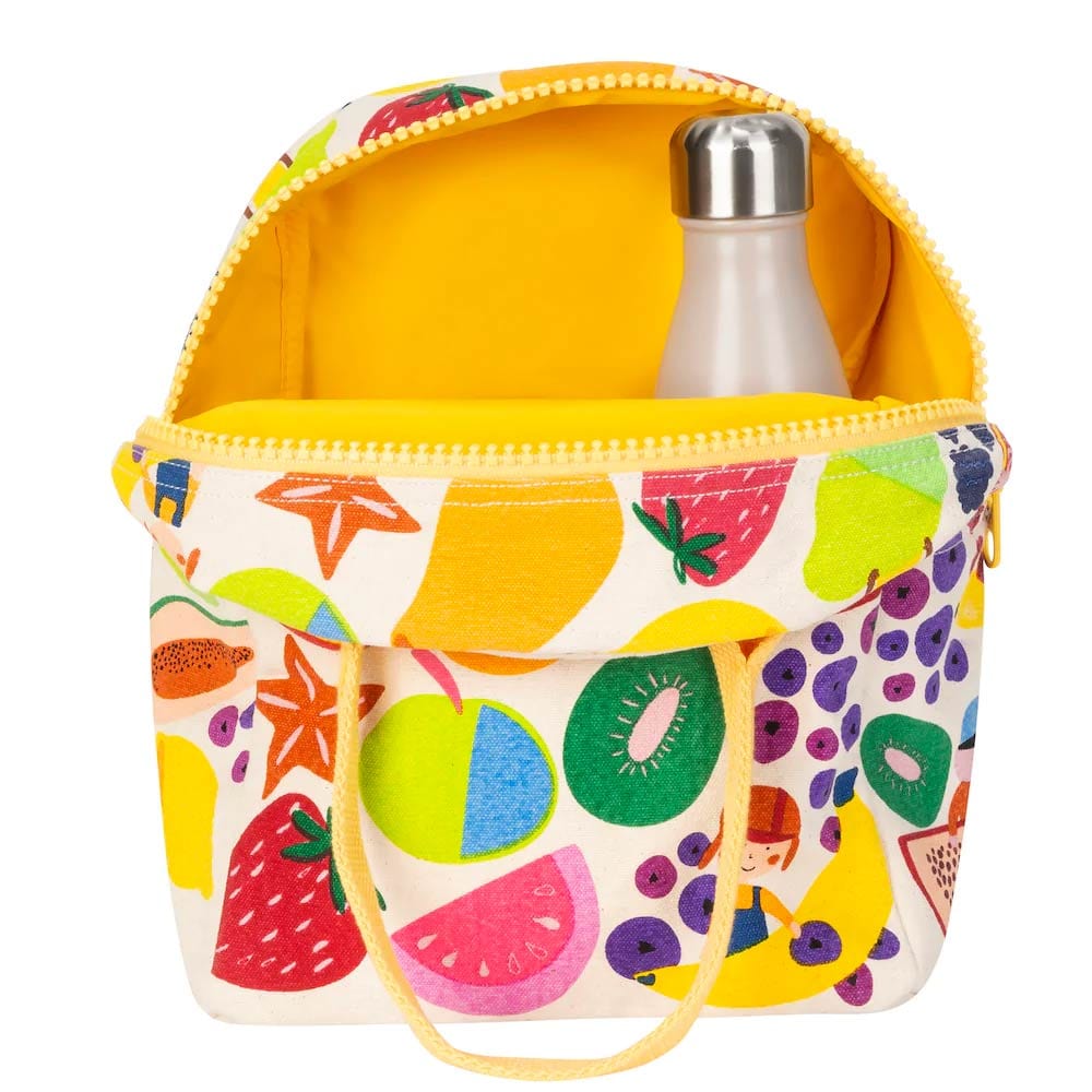 Fluf Zipper Lunch Bag - Eat the Rainbow