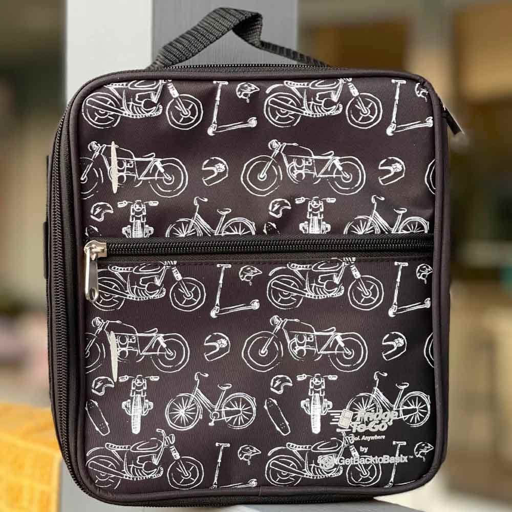 Fridge To Go Insulated Lunch Box Medium - Motorbike