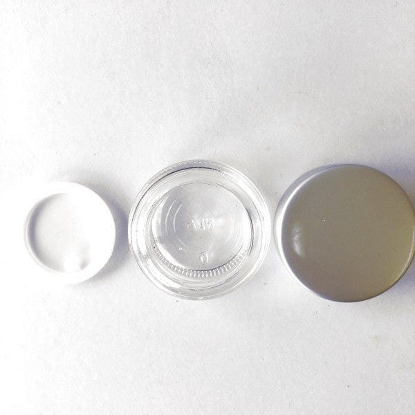 Glass Reusable Jar with Lid 15ml - Clear