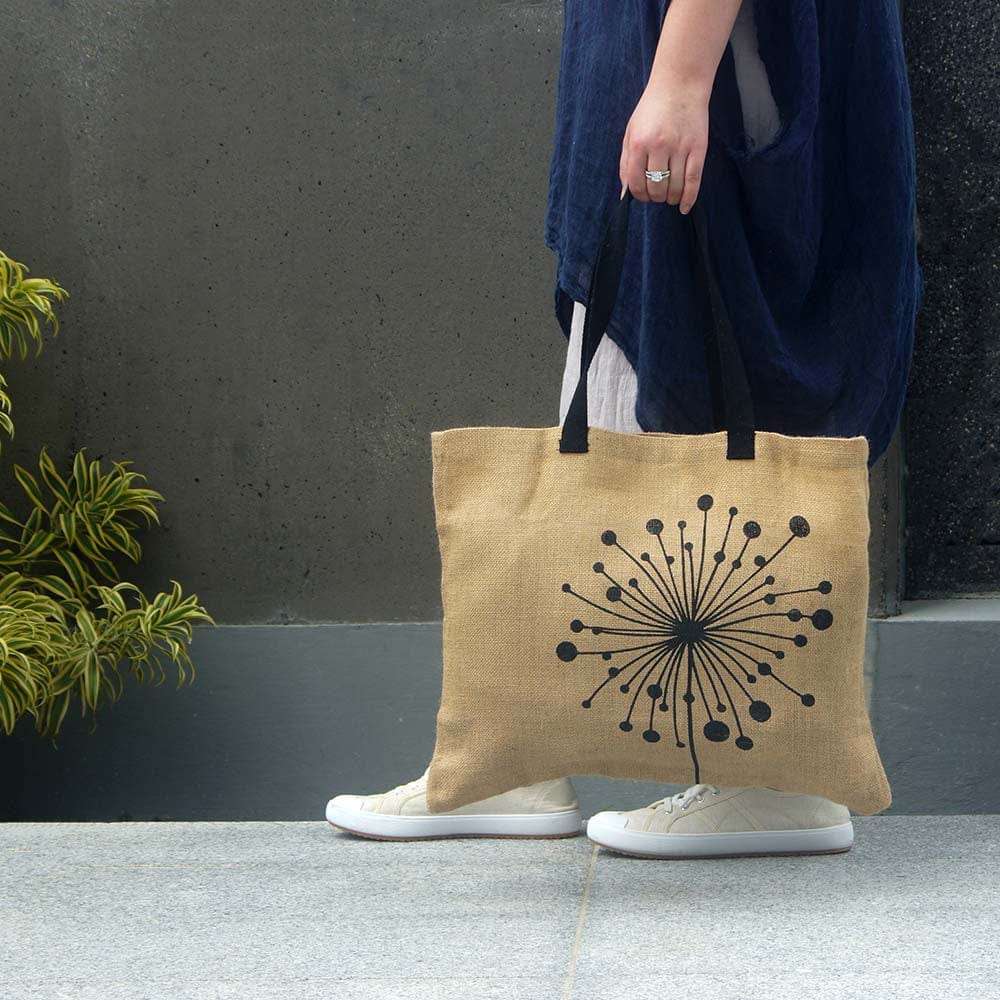 Green Essentials Natural Jute Bag Dandelion