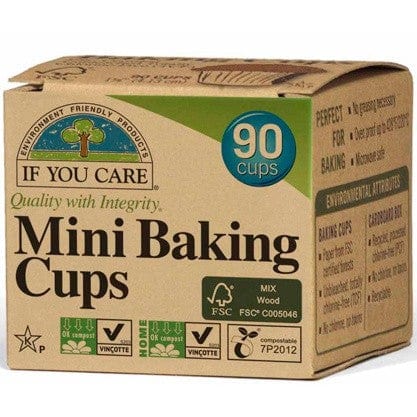 If You Care Baking Cups (Unbleached & Chlorine Free) 90pk - Mini