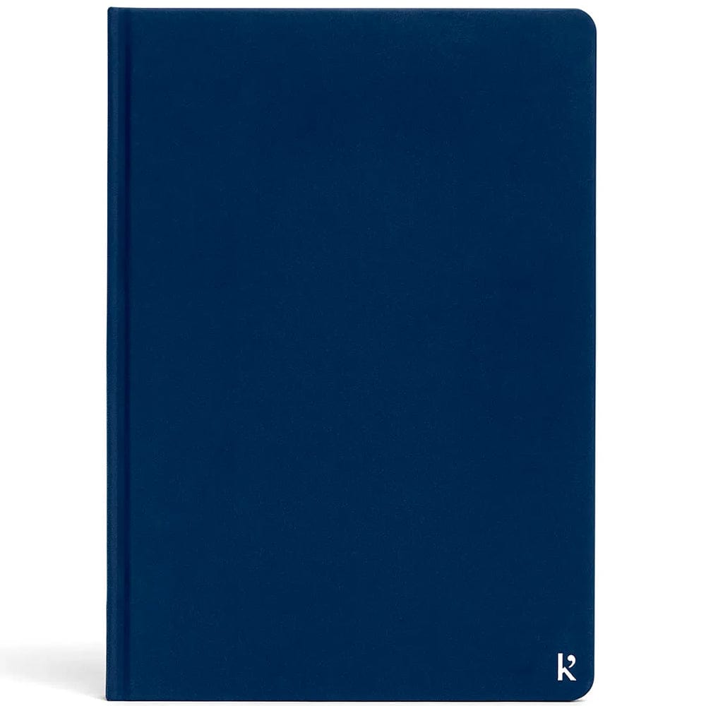 Karst Stone Paper Hard Cover Notebook - Grid A5 - Navy