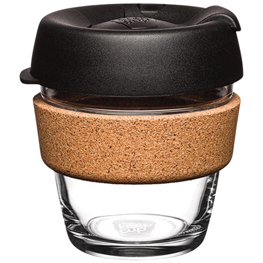 KeepCup XS Glass with Cork Band 6oz (177ml) - Black