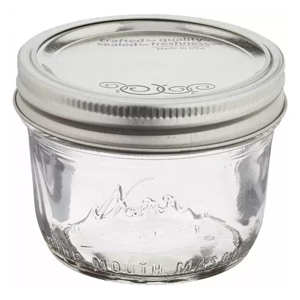 Kerr Wide Mouth Half Pint Jar 8oz 240ml