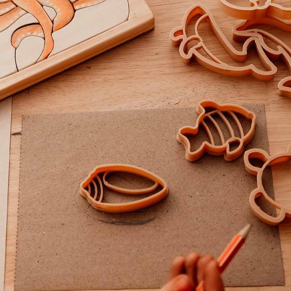 Kinfolk Pantry Eco Cutter Set Mini - Under The Sea (6pcs)