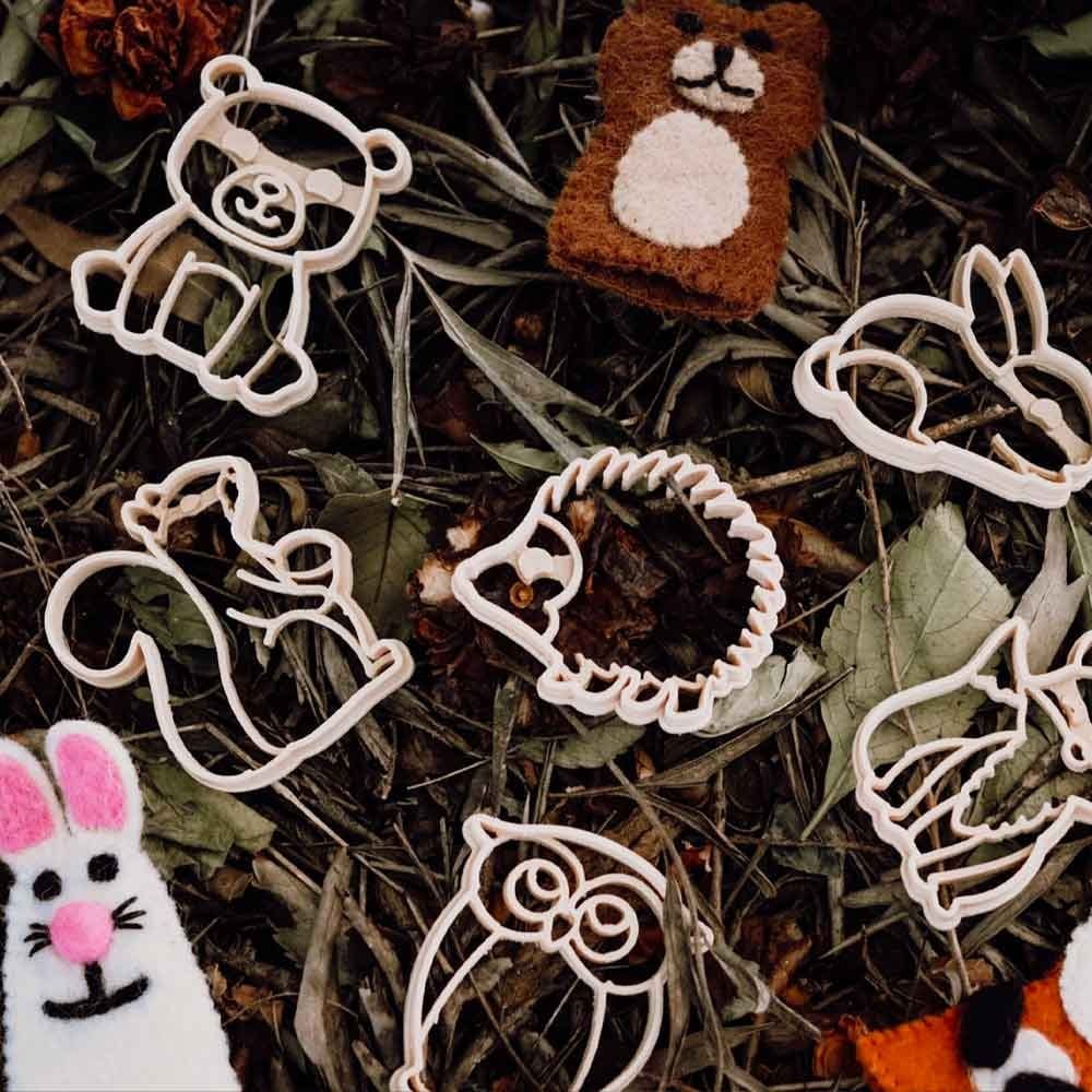 Kinfolk Pantry Eco Cutter Set Mini - Woodland Animals (6pcs)