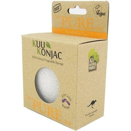 KUU konjac sponge - pure deep cleansing