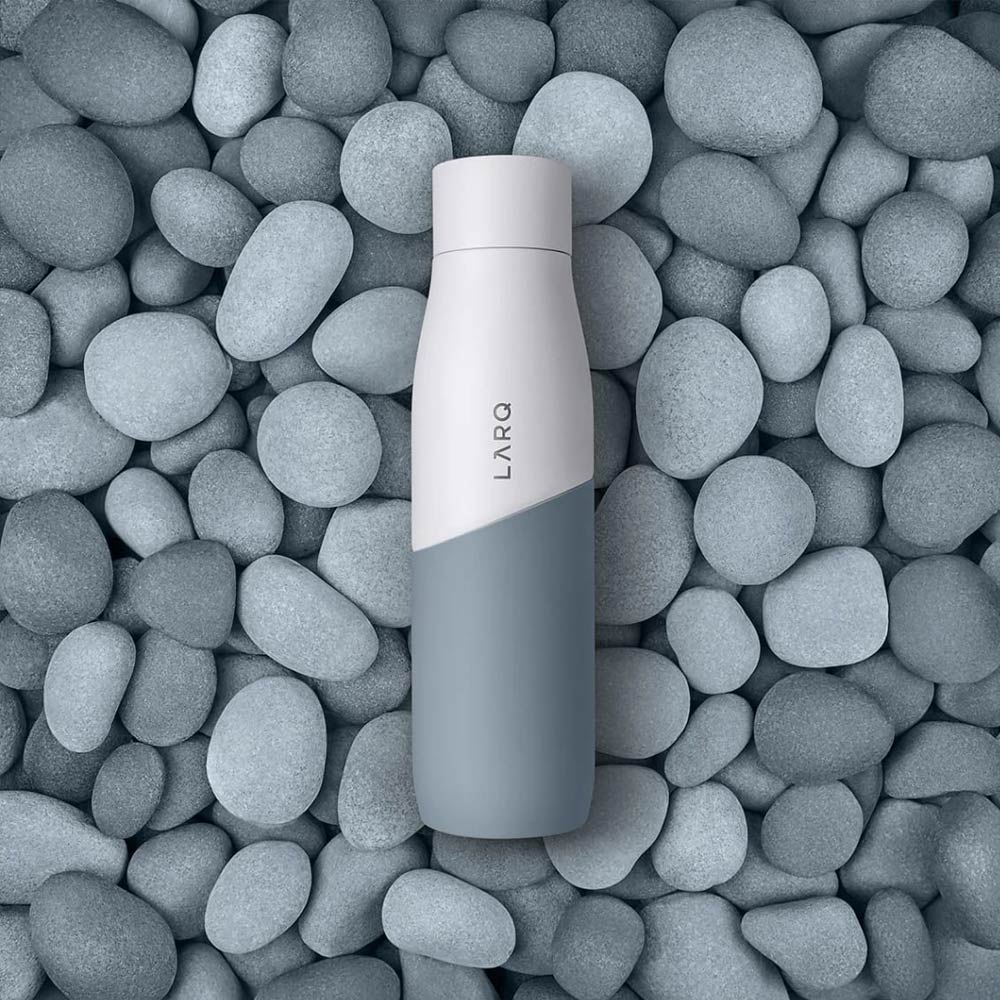 LARQ PureVis Movement Self Cleaning Bottle 710mL - White/Pebble
