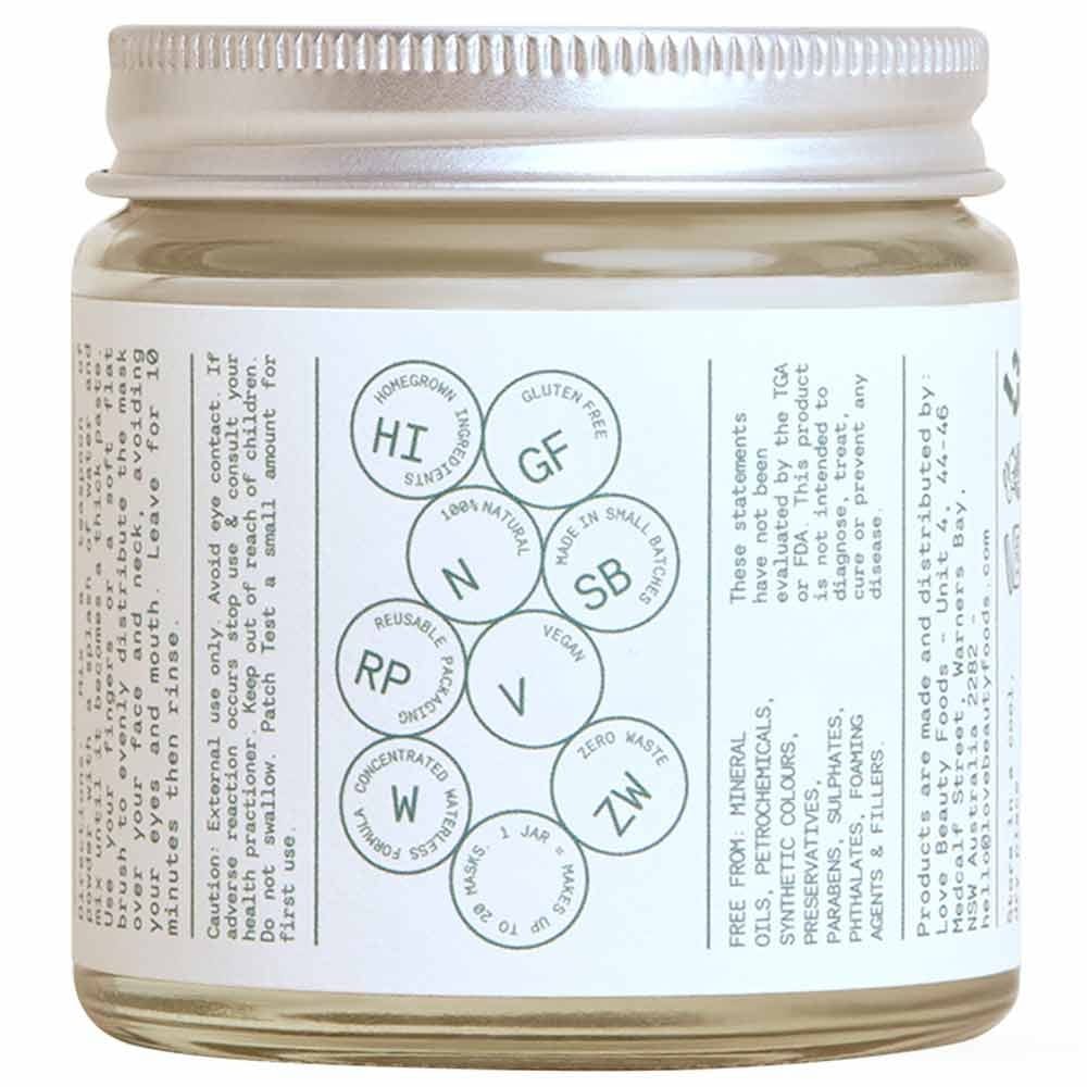 Love Beauty Foods Clay Face Mask 30g - Hydrate