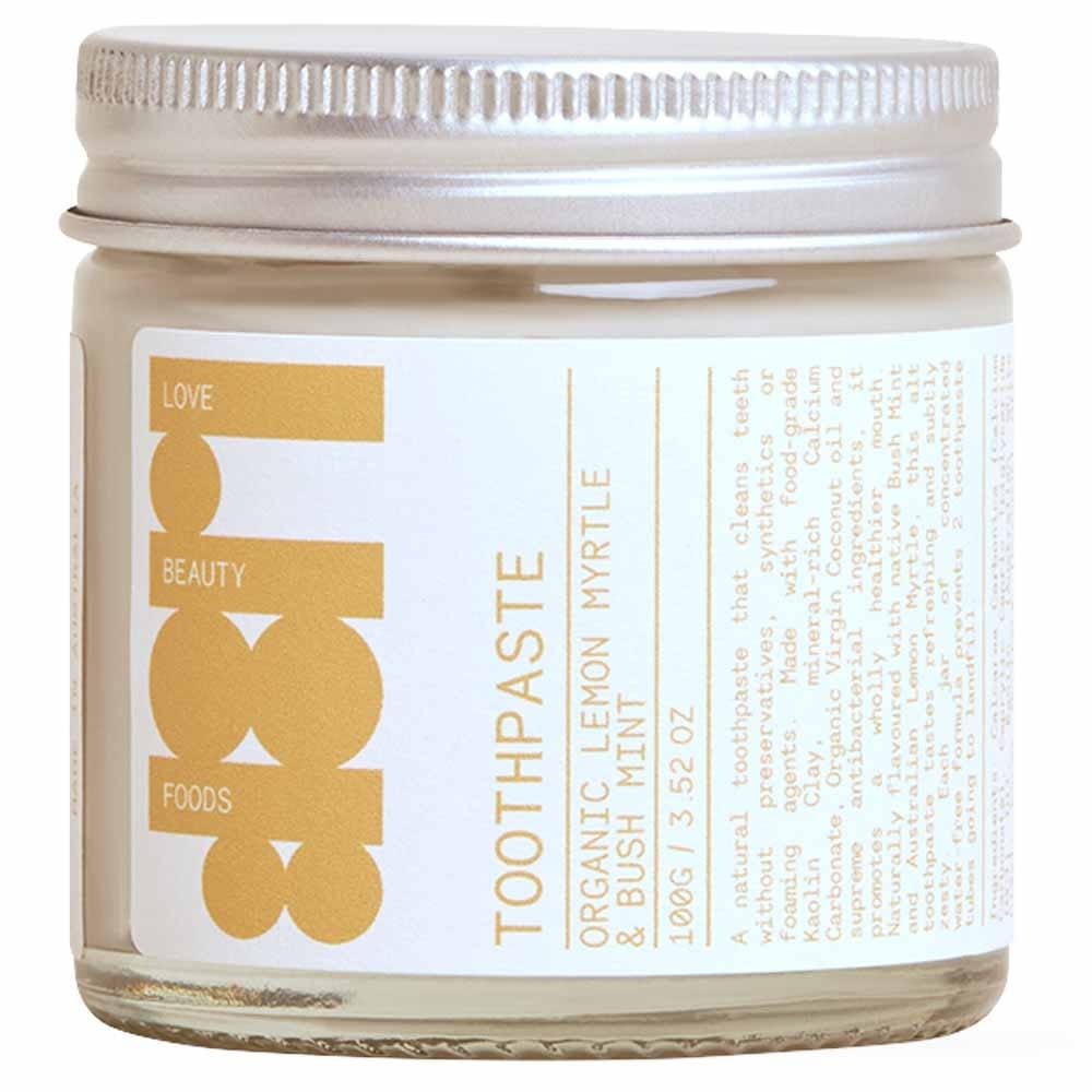 Love Beauty Foods Toothpaste 100g - Lemon Myrtle & Bush Mint