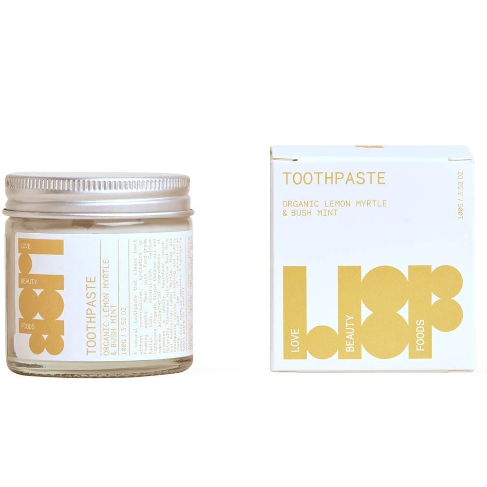 Love Beauty Foods Toothpaste 100g - Lemon Myrtle & Bush Mint
