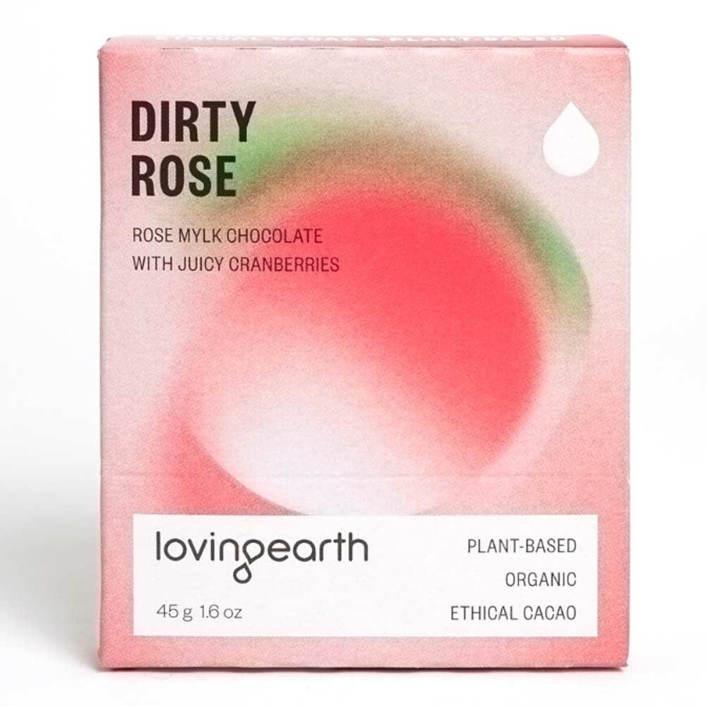 Loving Earth Pocket 45's Vegan Chocolate 45g - Dirty Rose