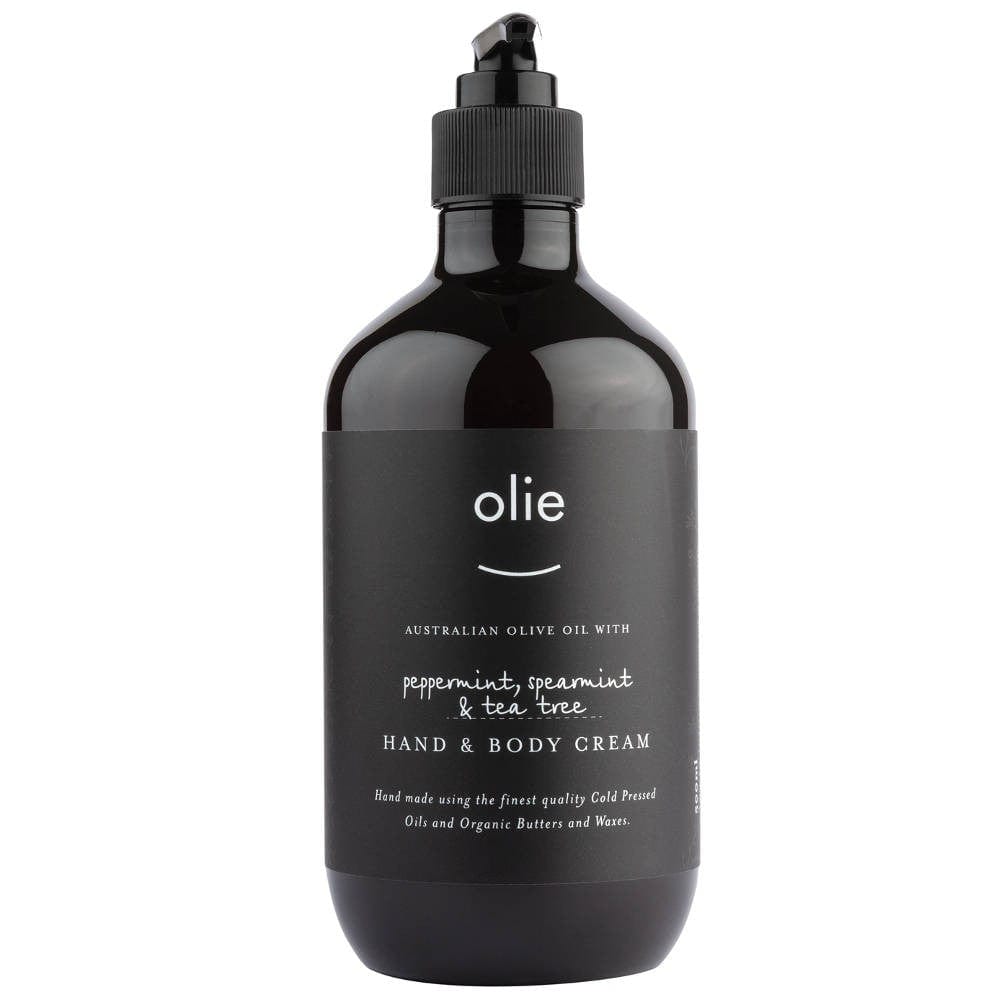 Olie Hand & Body Cream 500ml - Peppermint and Spearmint