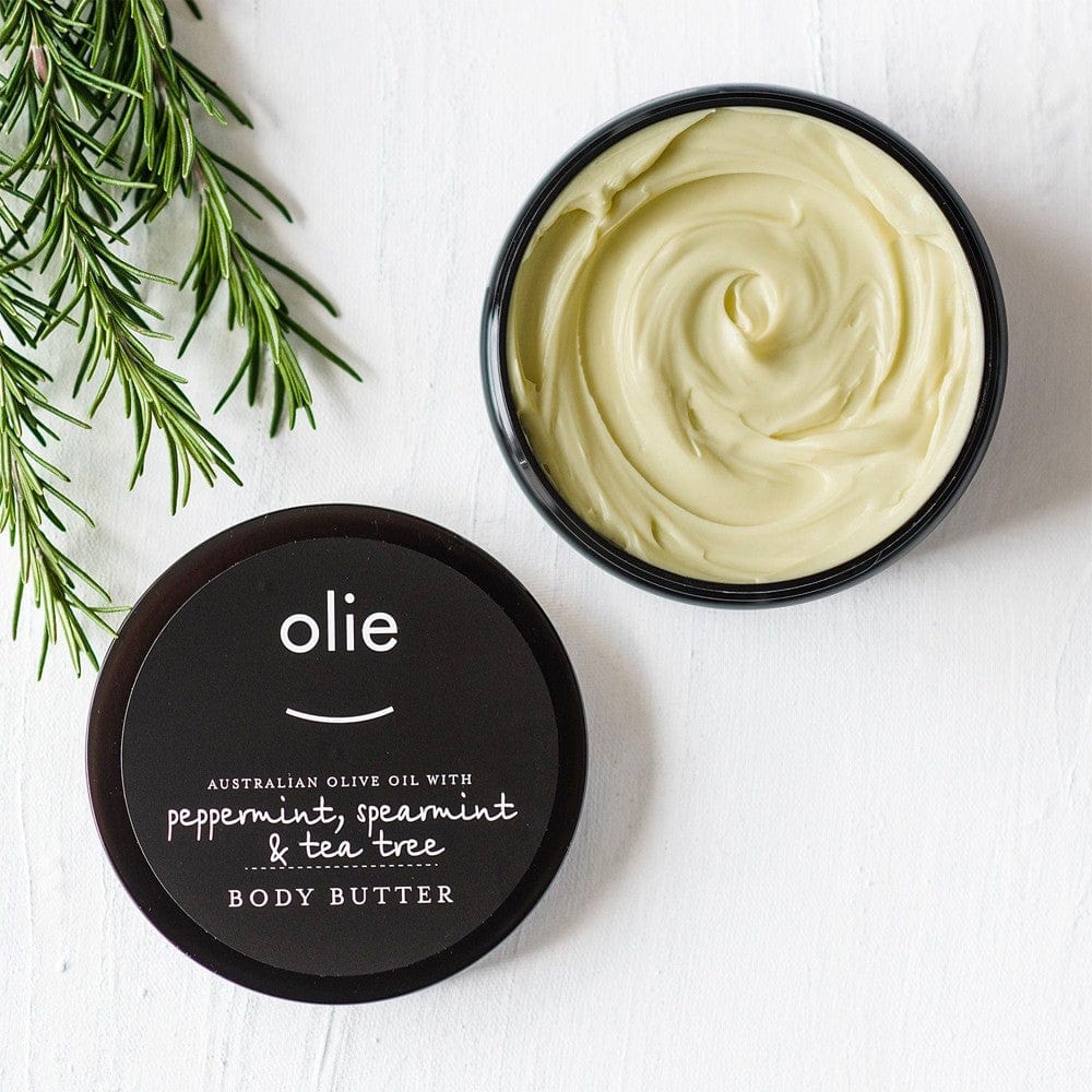 Olieve & Olie Body Butter 100ml - Peppermint, Spearmint & Tea Tree