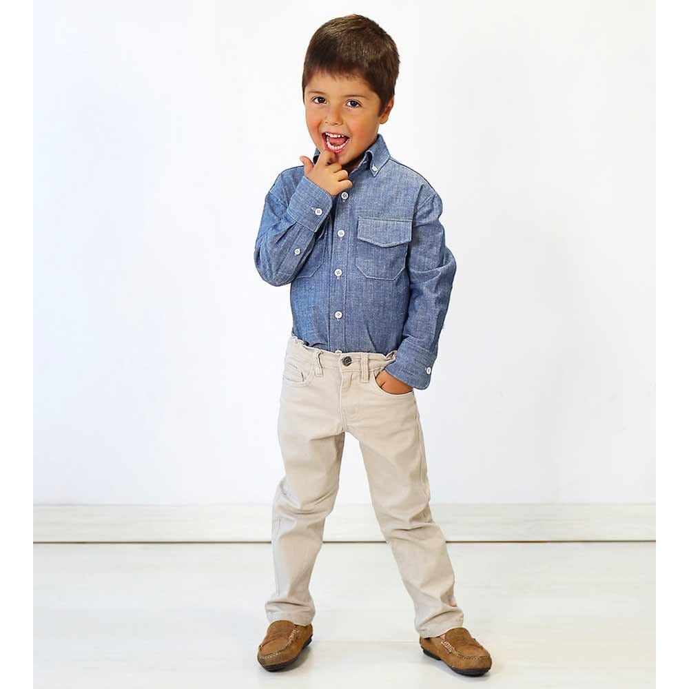 Oliver + S Sewing Pattern - Buttoned-Up Button-Down Shirt