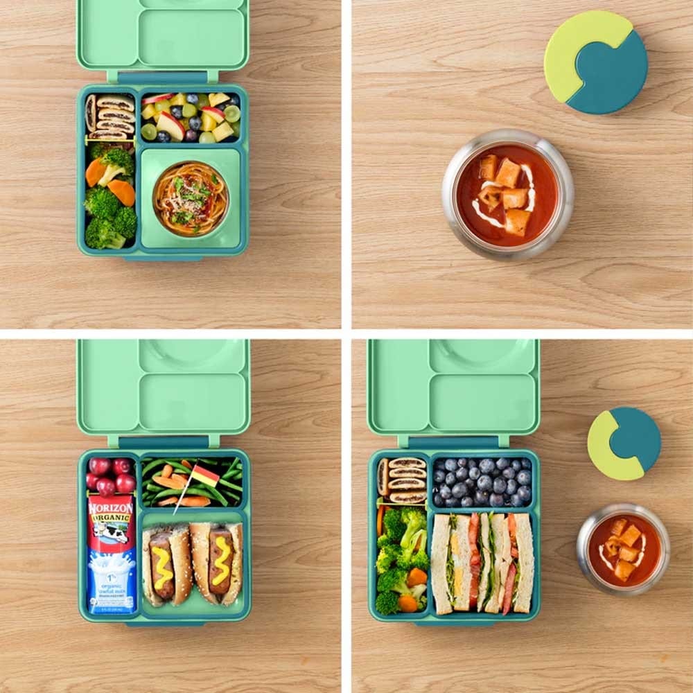 OmieBox Hot & Cold Bento Lunch Box V2 - Meadow