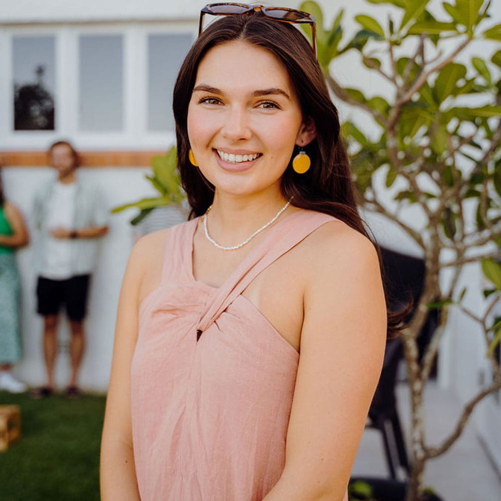 Paper Boat Press Bauble Hanging Earrings - Yellow