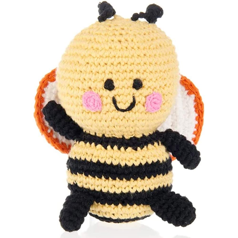 Pebble Cotton Rattle Bee