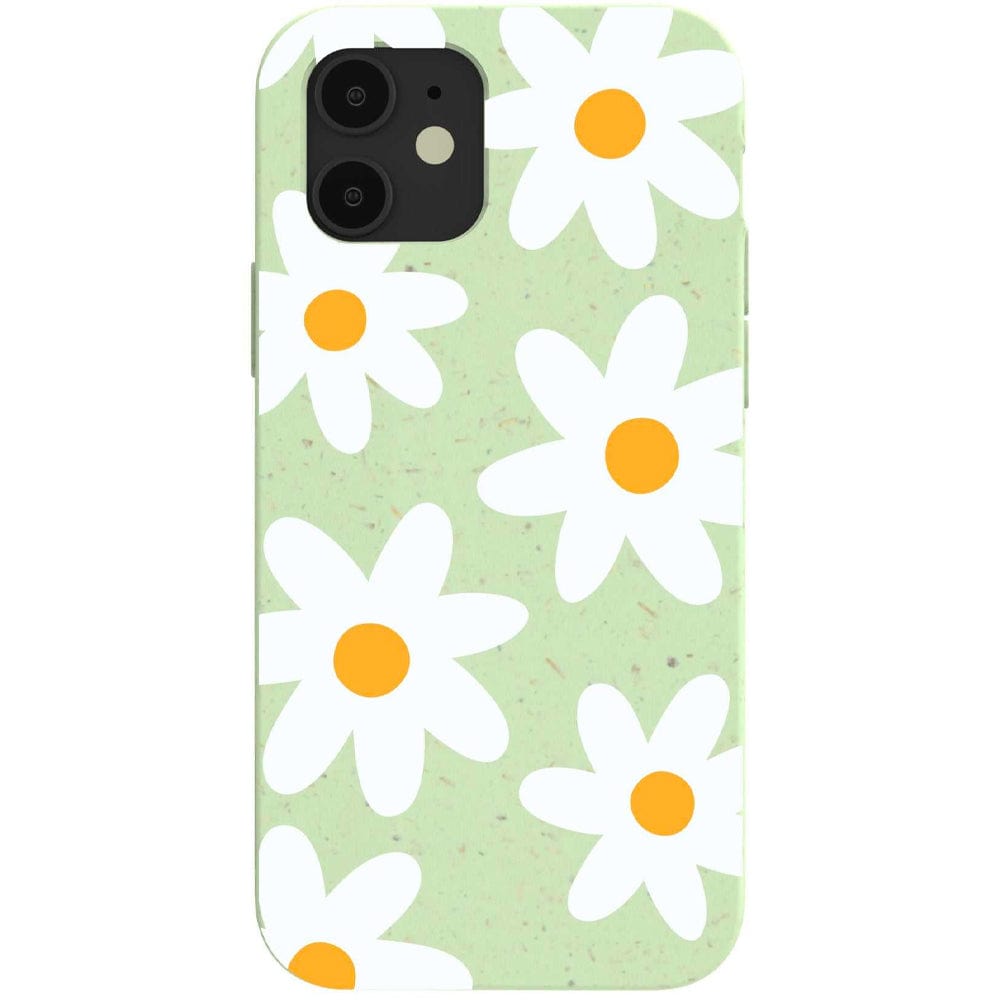 Pela Eco-Friendly Phone Case iPhone 12 /12 Pro - Sage Green Daisy