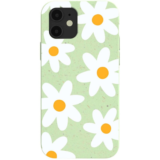 Pela Eco-Friendly Phone Case iPhone 12 /12 Pro - Sage Green Daisy