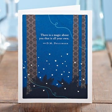 Positively Green Appreciation Card - There Is A Magic...