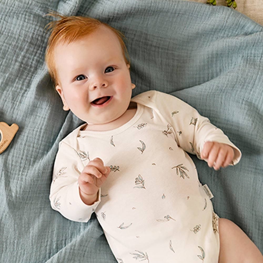 Purebaby Bodysuit 2 Pack - Vanilla Wattle Bee