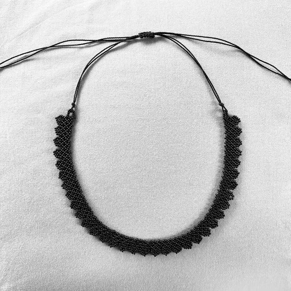 SEDA Collective Flower Choker No.04 - White & Sky
