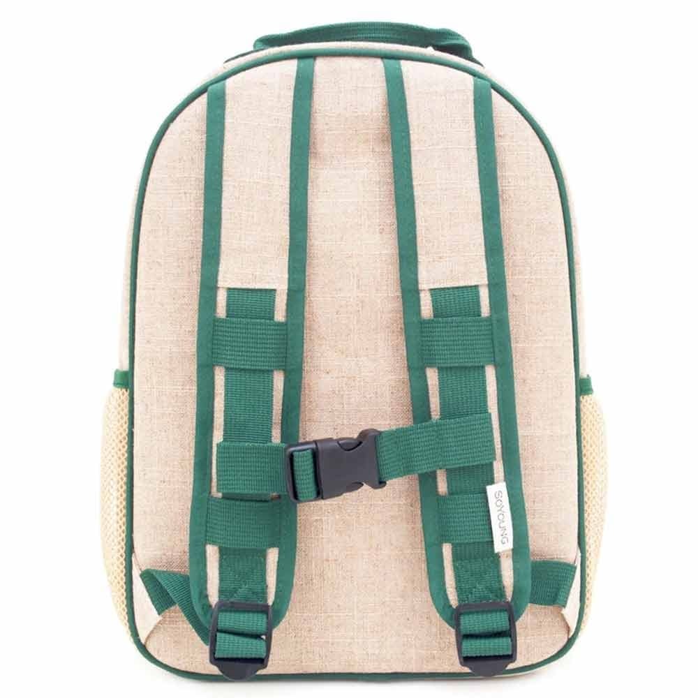 SoYoung Raw Linen Toddler Backpack - Safari Friends