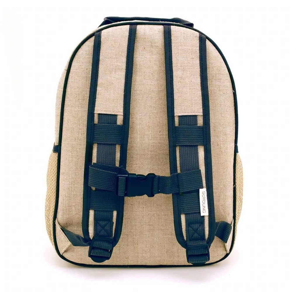 SoYoung Raw Linen Toddler Backpack - Spaceman