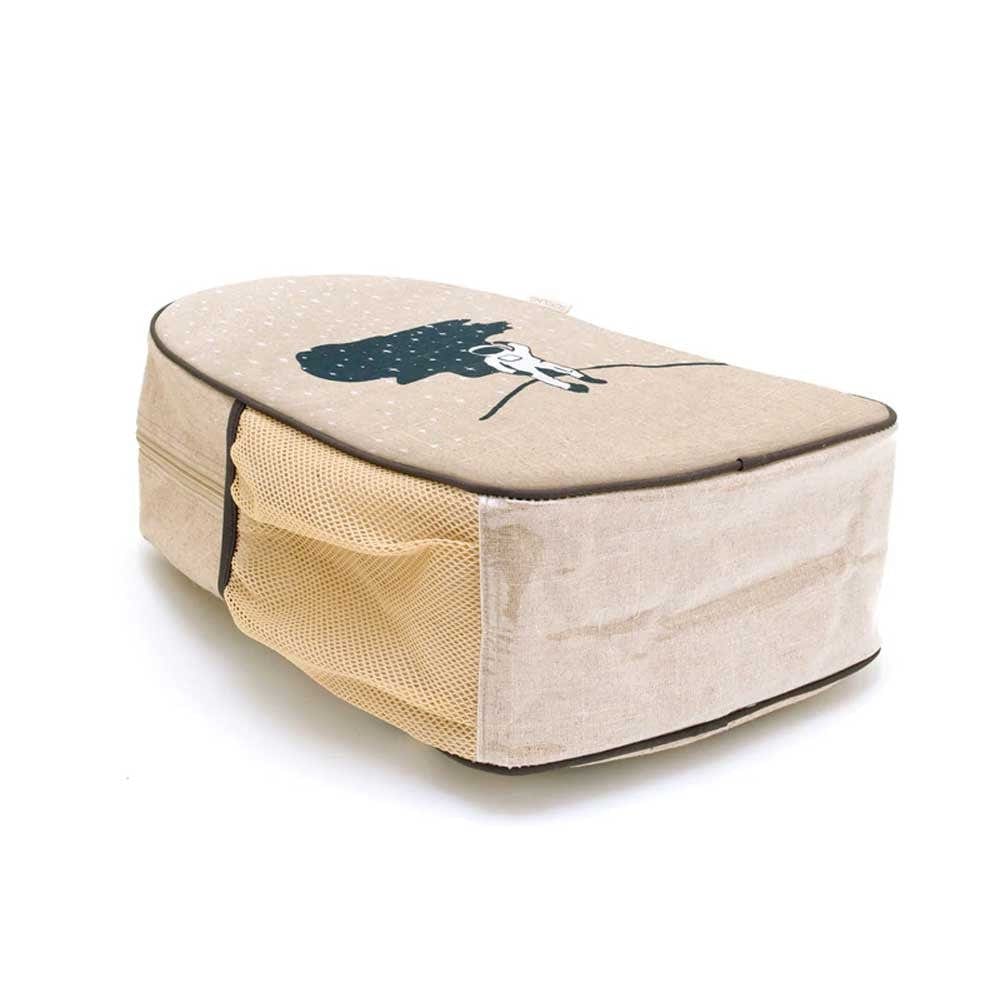 SoYoung Raw Linen Toddler Backpack - Spaceman
