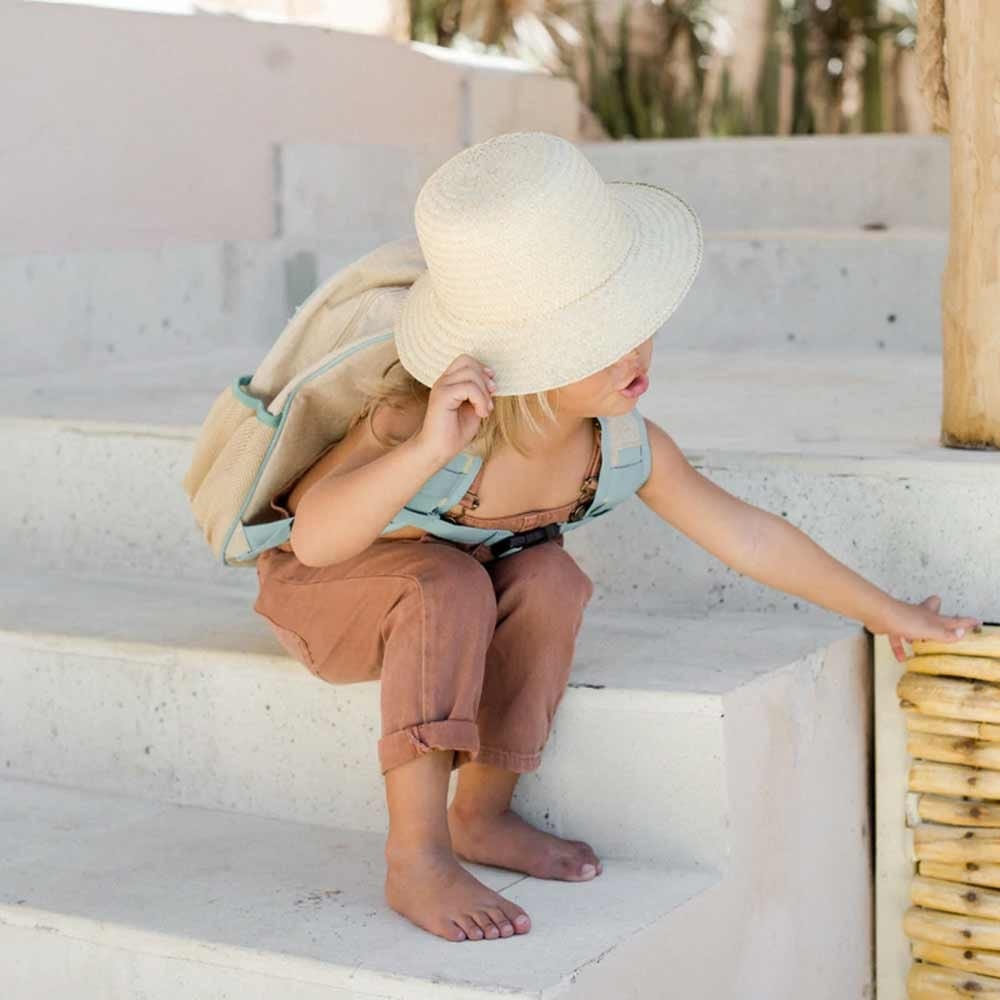 SoYoung Raw Linen Toddler Backpack - Under The Sea