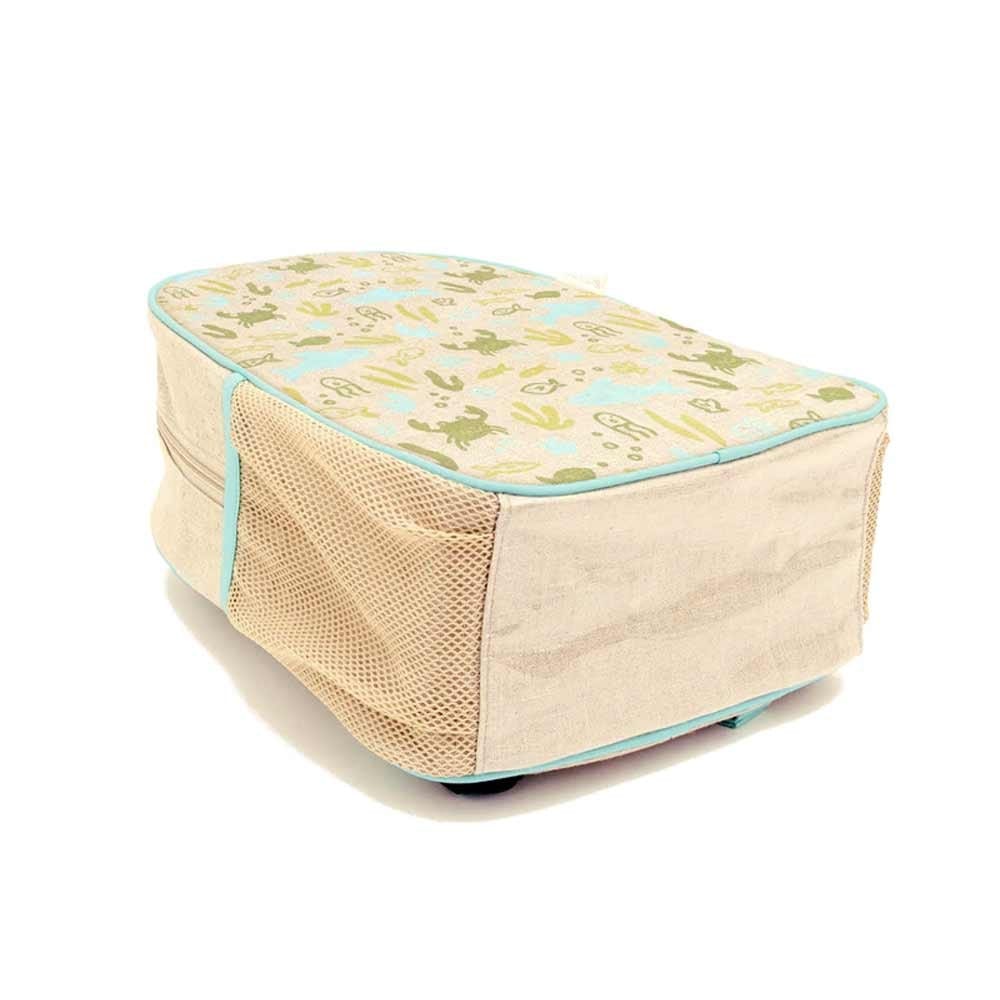SoYoung Raw Linen Toddler Backpack - Under The Sea