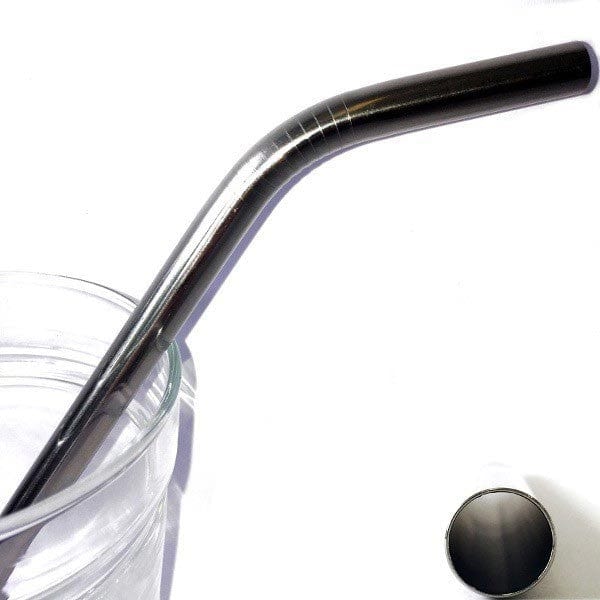 Stainless Steel Smoothie Straw (9.5mm) - Bent