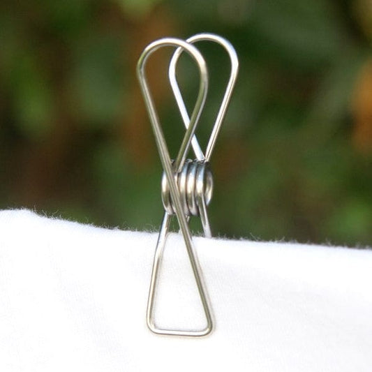 Stainless Steel Wire Pegs Grade 201 - Easy Squeeze (select pack size)