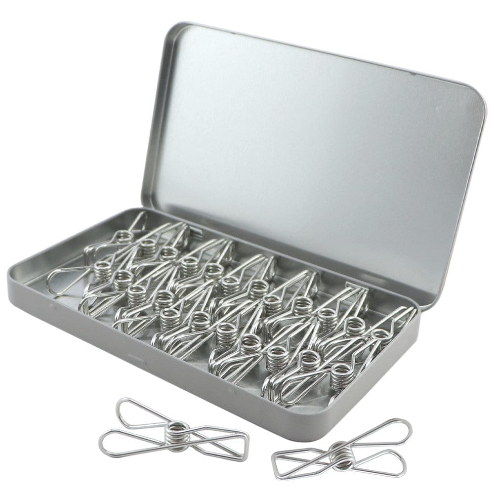 Stainless Steel Wire Pegs in Tin Standard Grade 201 - Pack of 24