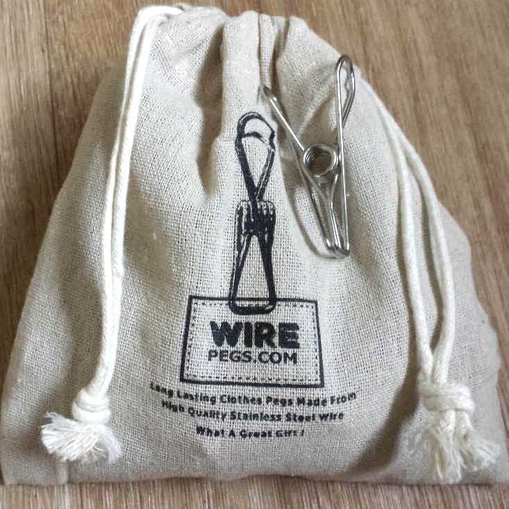 Stainless Steel Wire Pegs Pack Standard Grade 201 (select pack size)