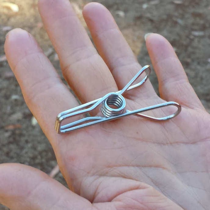 Stainless Steel Wire Pegs Pack Standard Grade 201 (select pack size)