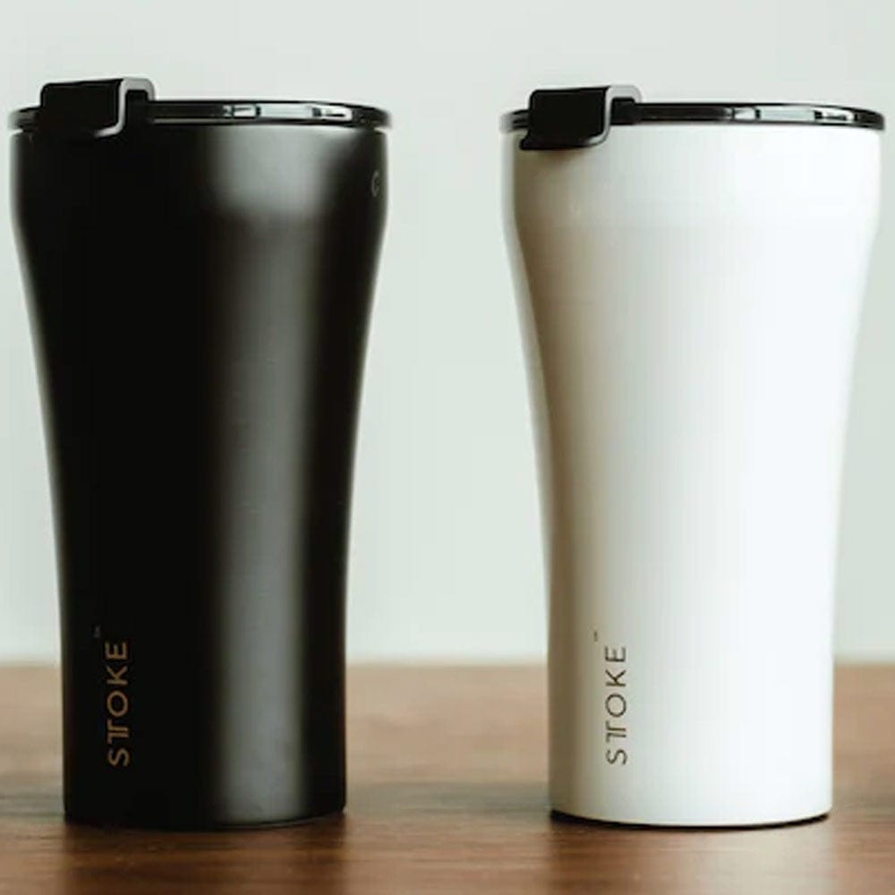 Sttoke Cup 12oz Leakproof Angel White
