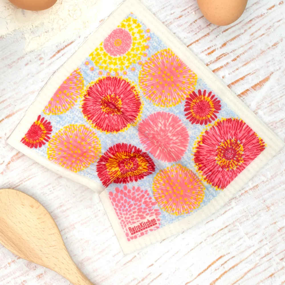 Swedish Dish Sponge Cloth - Waratahs