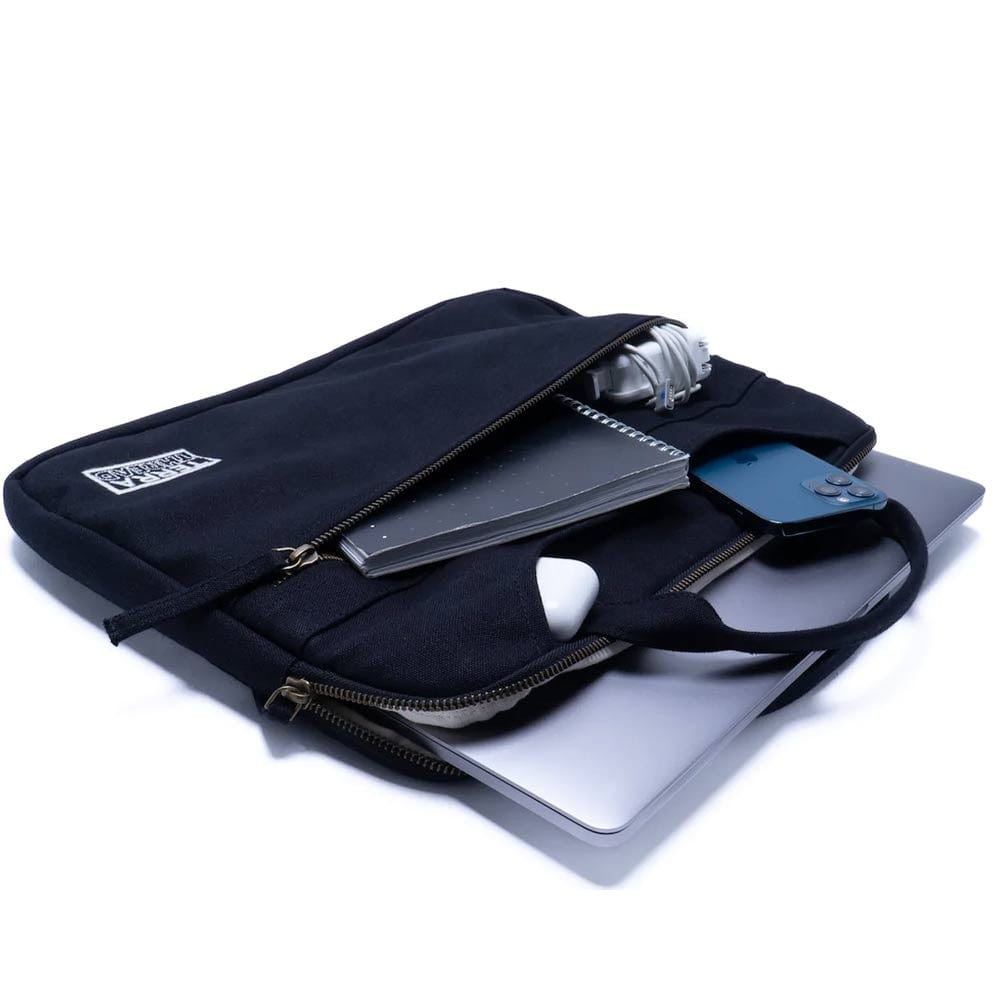 Terra Thread Hasta Laptop Sleeve With Handle - Black