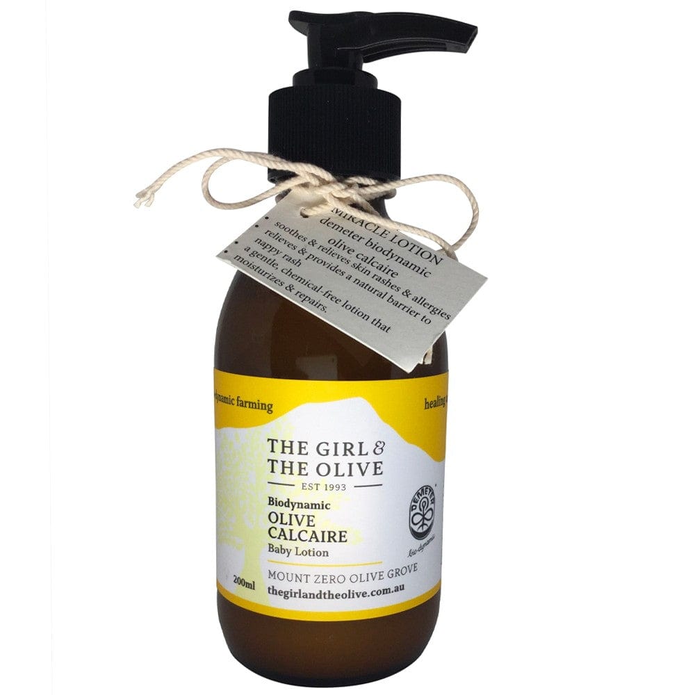 The Girl & The Olive BABY Biodynamic Olive Calcaire Lotion 200ml
