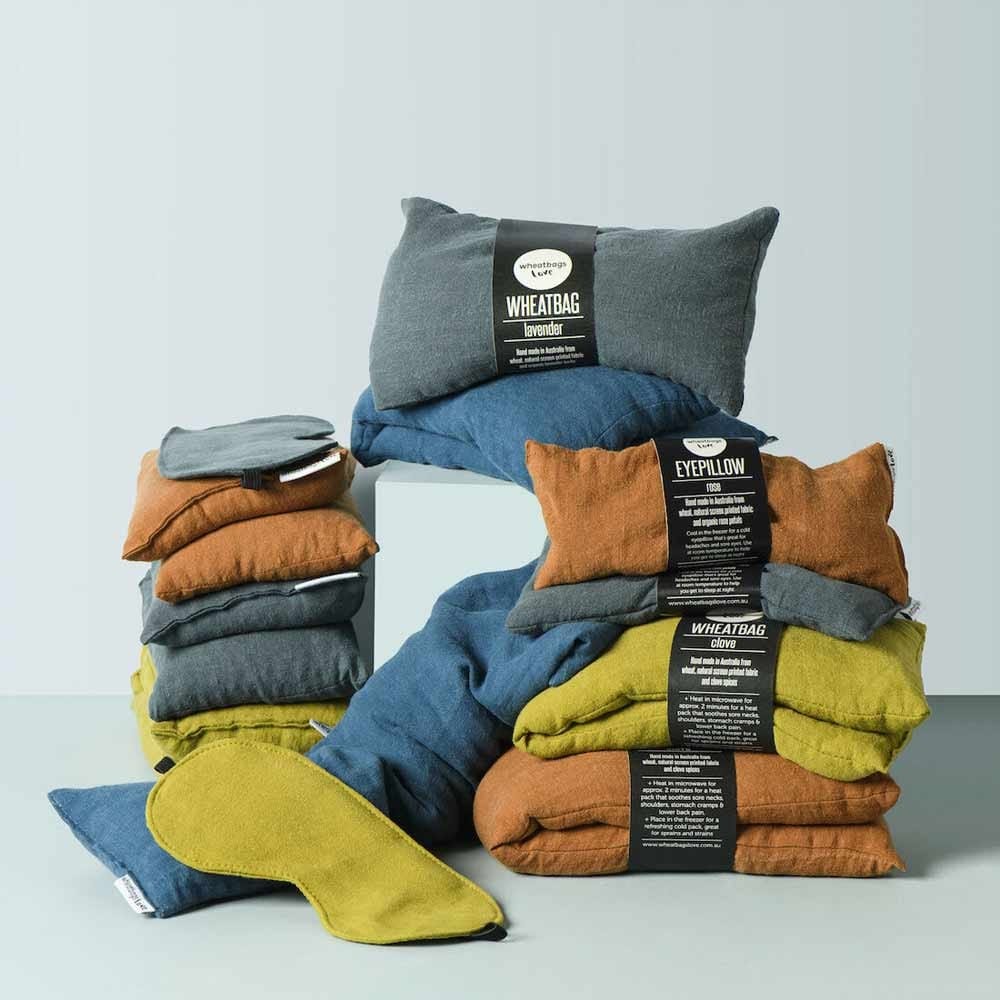 WheatBags Love Linen Luxe Lavender Heat Pack - Slate