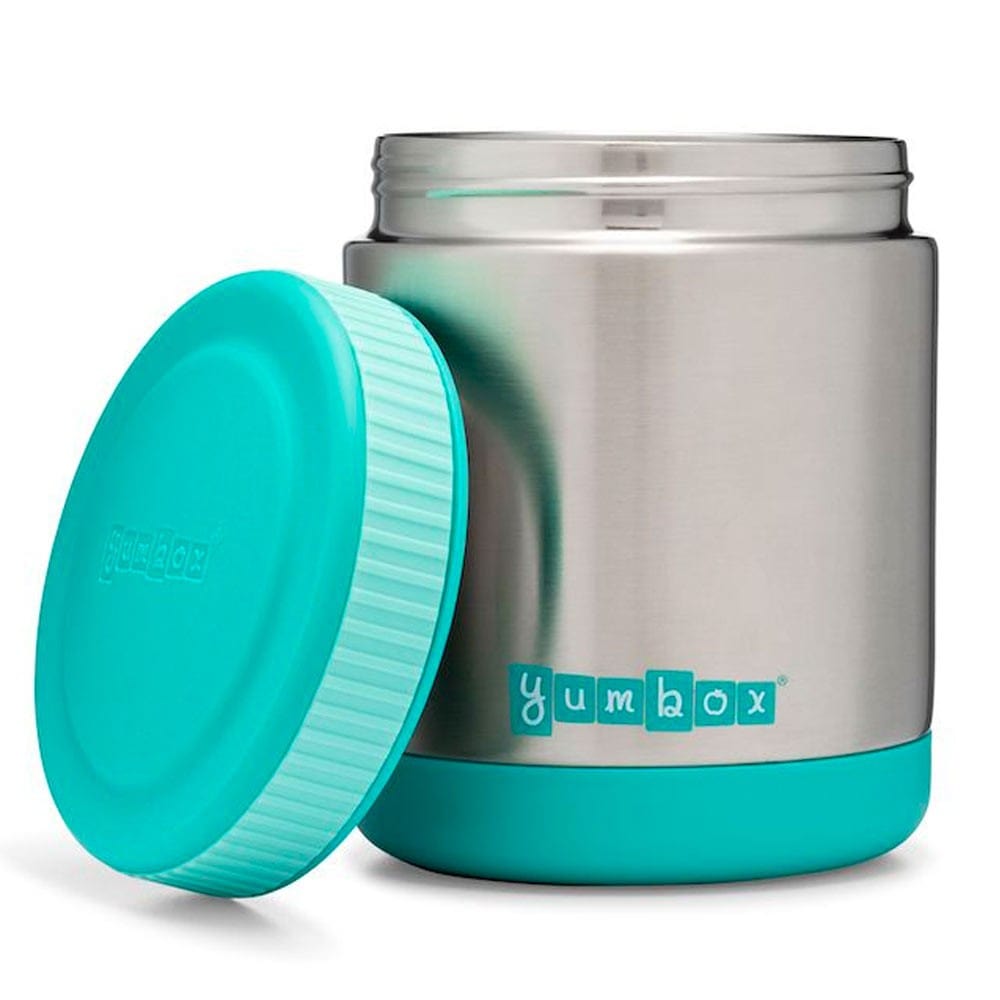 Yumbox Zuppa Insulated Food Jar with Spoon 415ml - Caicos Aqua