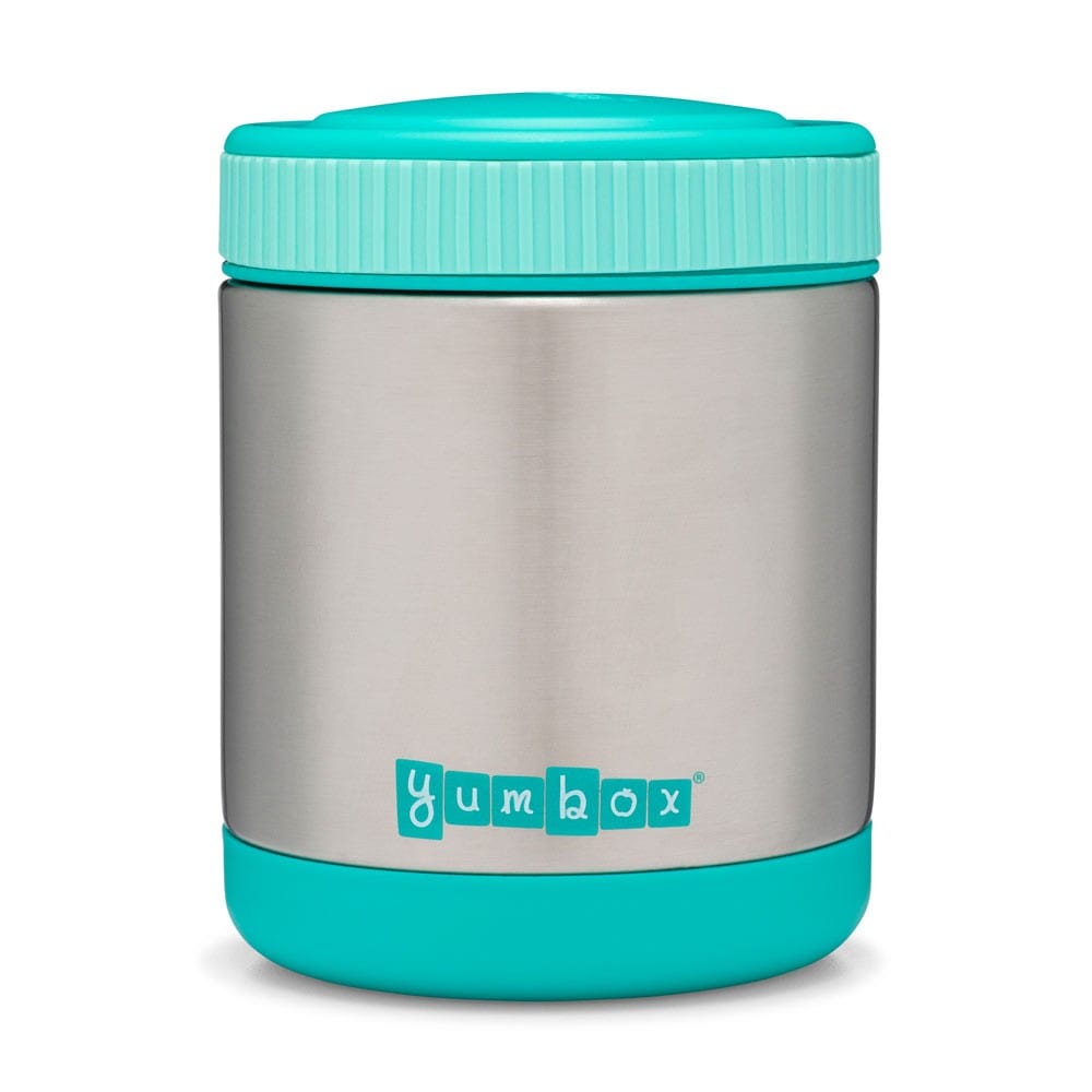 Yumbox Zuppa Insulated Food Jar with Spoon 415ml - Caicos Aqua
