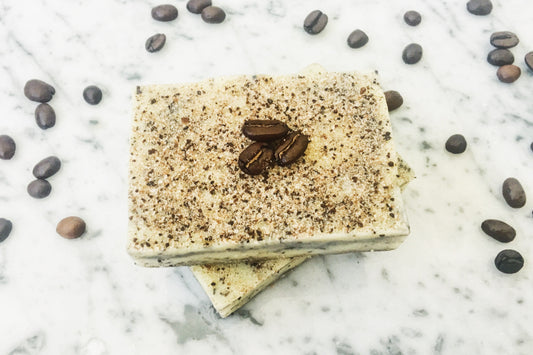 Make Your Own Peppermint Coffee Scrub Bar