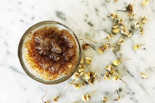 Sweet as Honey Chamomile & Coconut Sugar DIY Lip Scrub