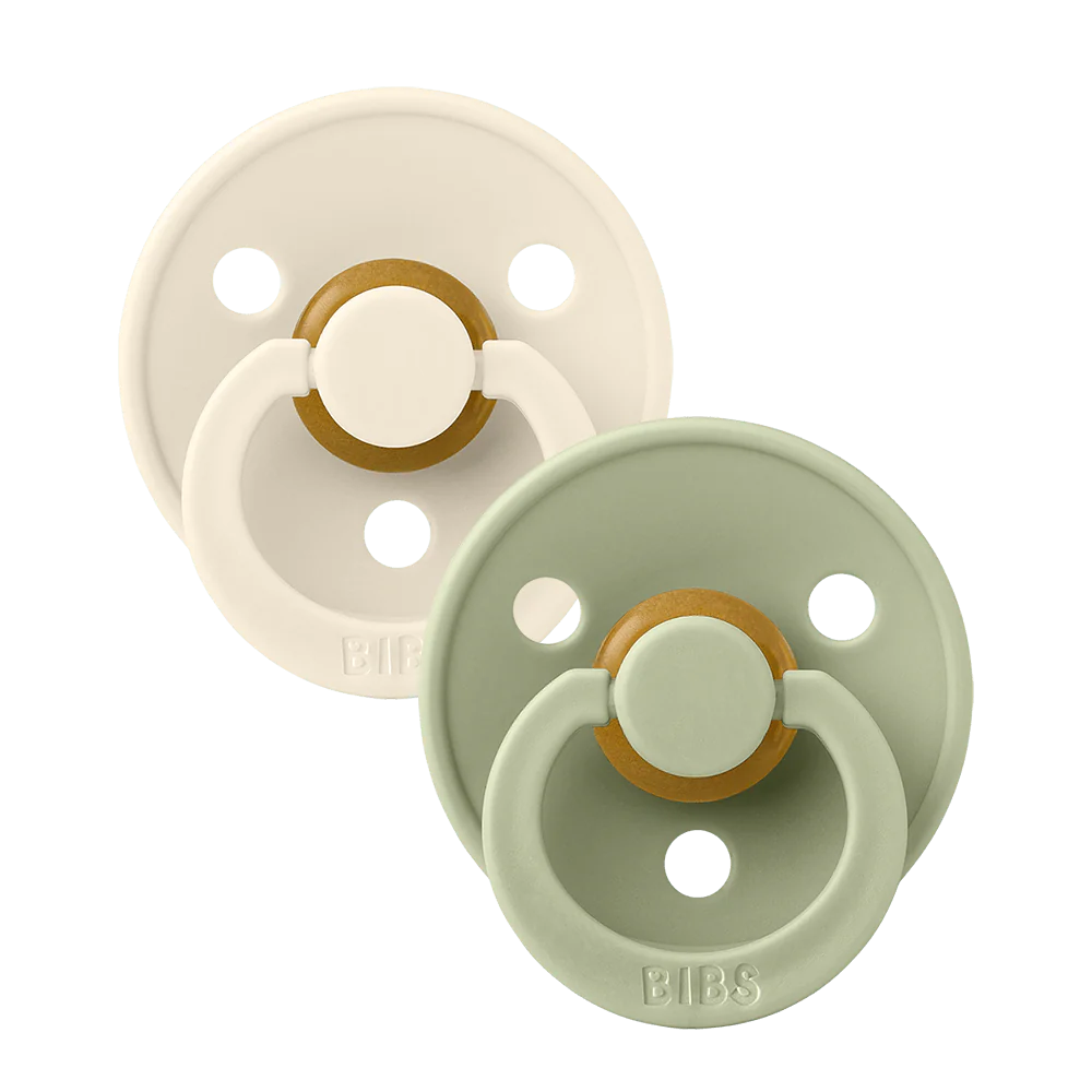 Bibs Anatomical Dummy Natural Rubber - Ivory/Sage