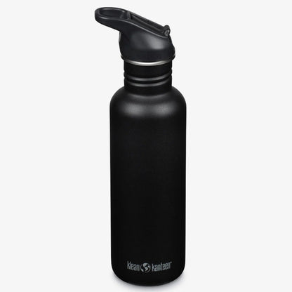 Klean Kanteen 27oz (800ml) Classic Drink Bottle w Flip Straw Sport Cap