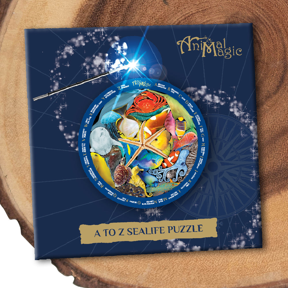 Animal Magic A to Z Alphabet Puzzle - Sealife