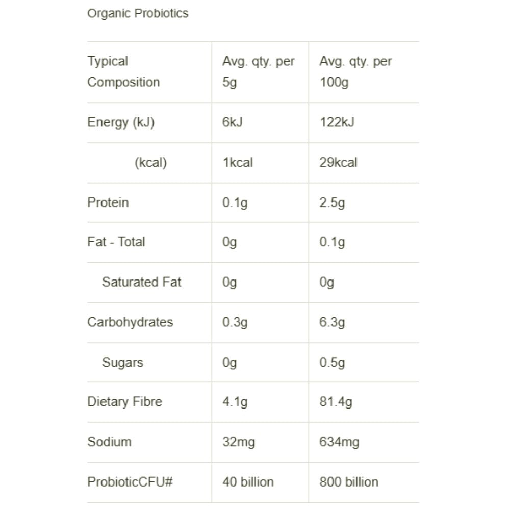 AMAZONIA Raw Organic Probiotics Cloudy Apple